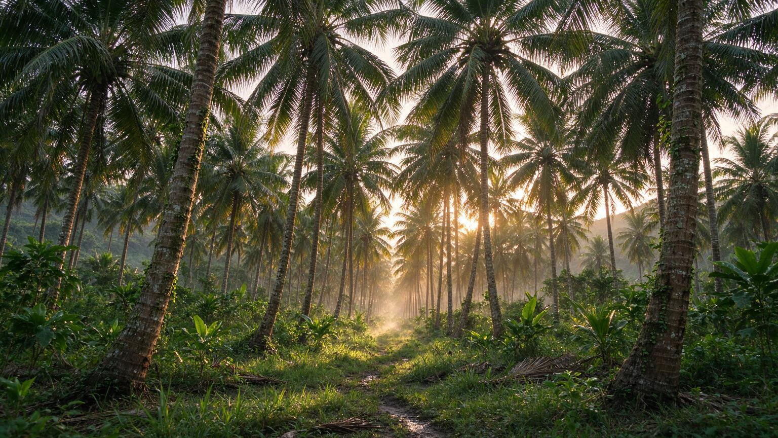 Coconut trees