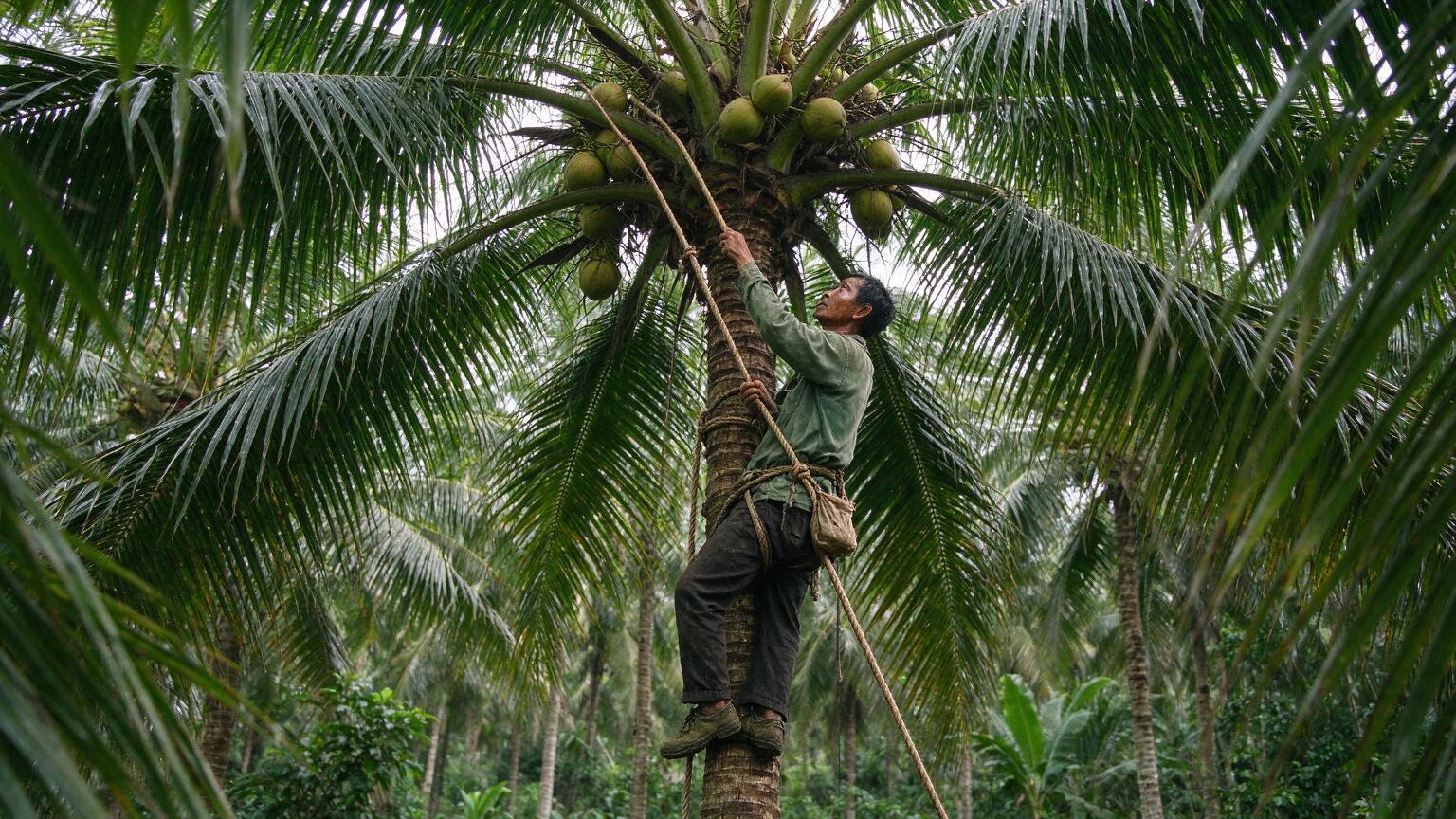 Coconut farmer