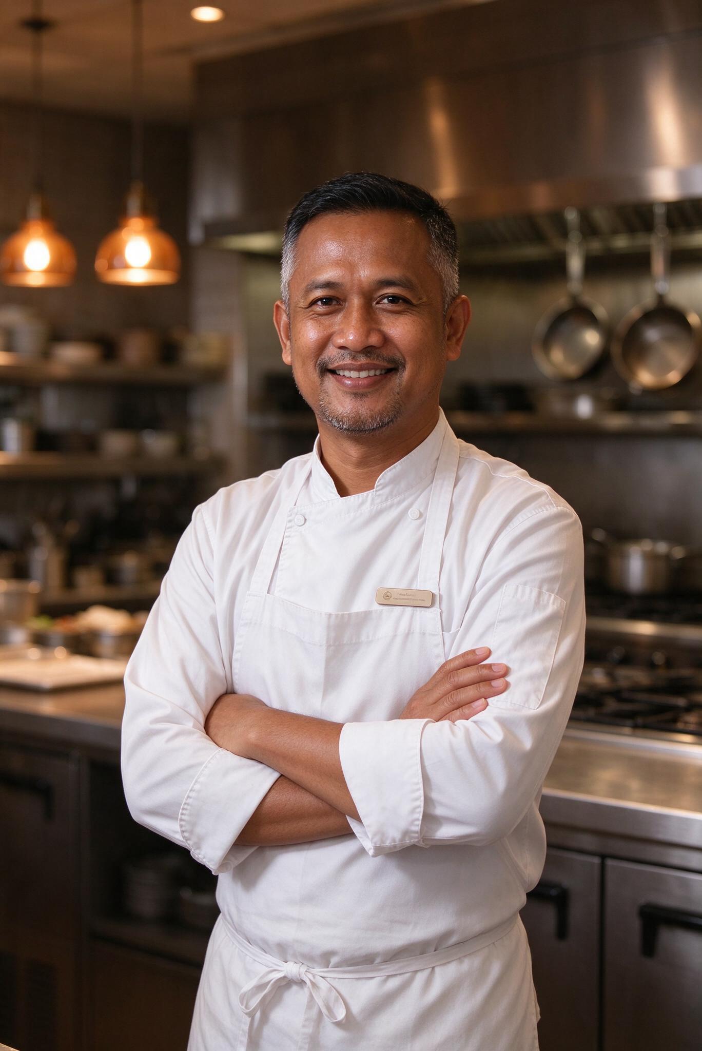 Pak Darma, kepala dapur