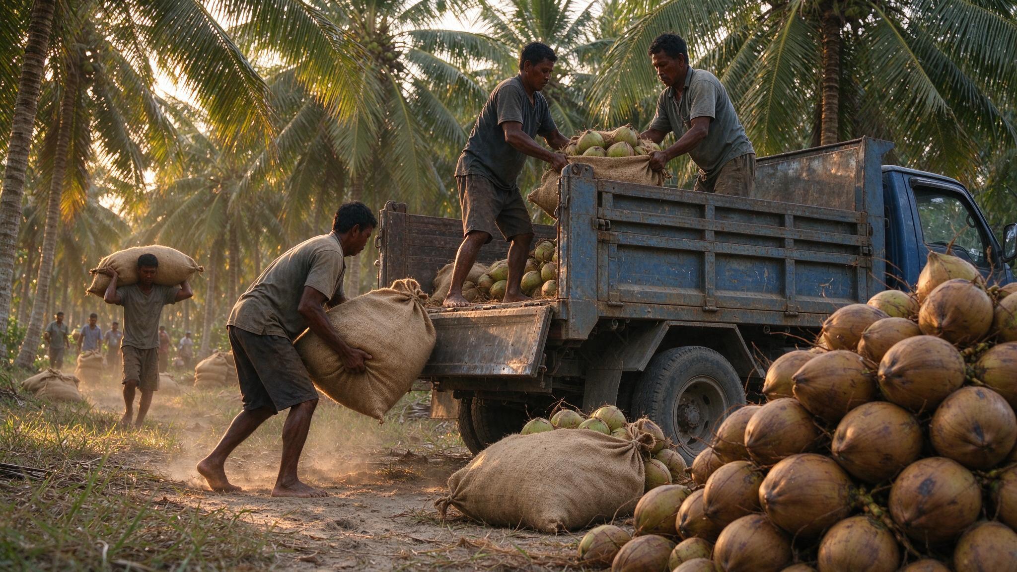Farmers at work