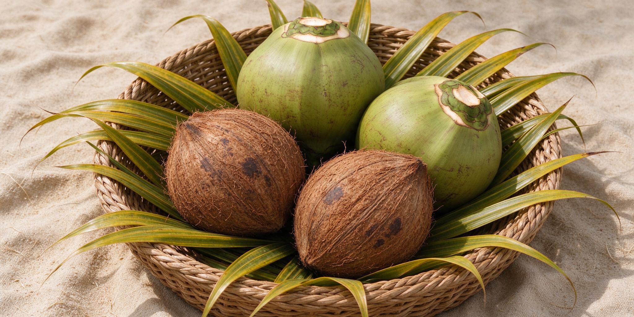 Selected coconuts
